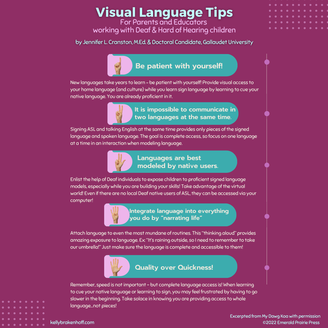 5 Visual Language Tips for Parents with Deaf or Hard of Hearing Children