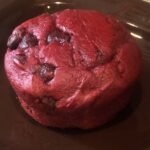 red velvet pumpkin muffin