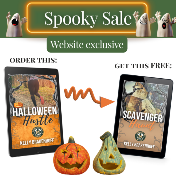 spooky sale deal. buy halloween hustle ebook get scavenger haunt ebook free